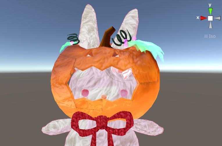オリジナル3Dモデル 『かぼちゃ・パンプキン・ハロウィン * Jack-o'-Lantern』VRChat * cluster