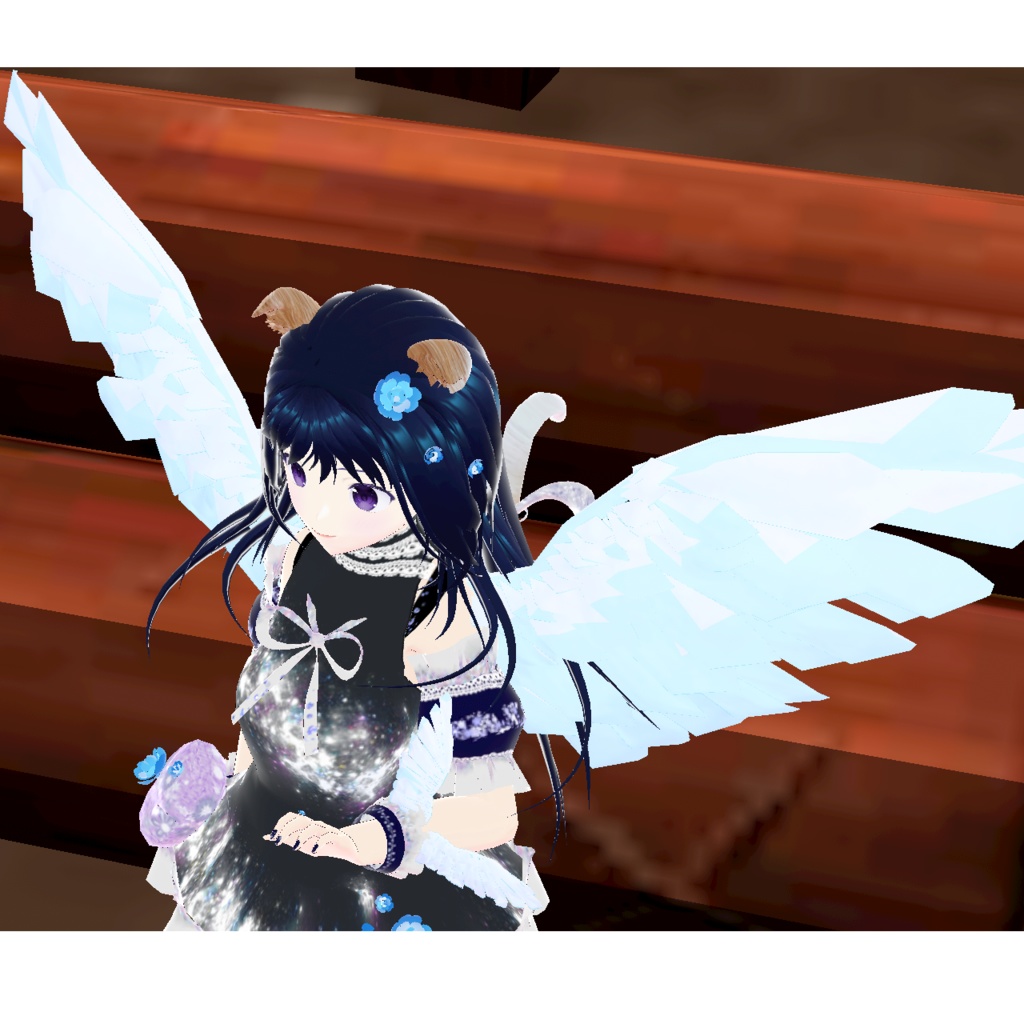 オリジナル3Dモデル 『羽根・翼 * はね・つばさ * wings』VRChat * cluster