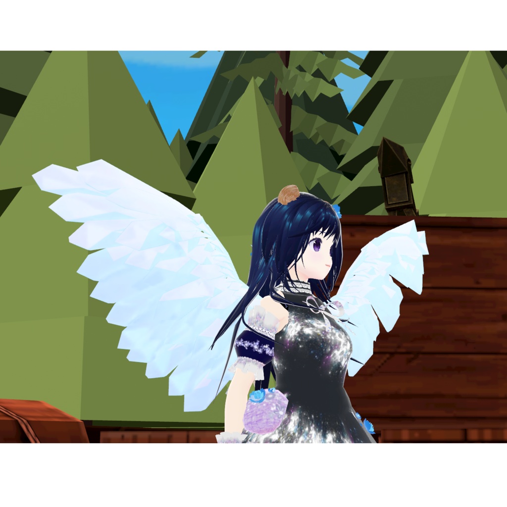 オリジナル3Dモデル 『羽根・翼 * はね・つばさ * wings』VRChat * cluster