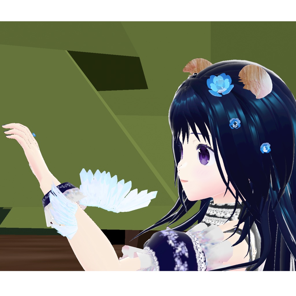 オリジナル3Dモデル 『羽根・翼 * はね・つばさ * wings』VRChat * cluster