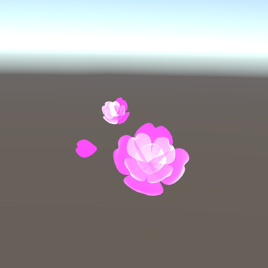 オリジナル3Dモデル 『花・花びら・はな * flower・petal』VRChat * cluster