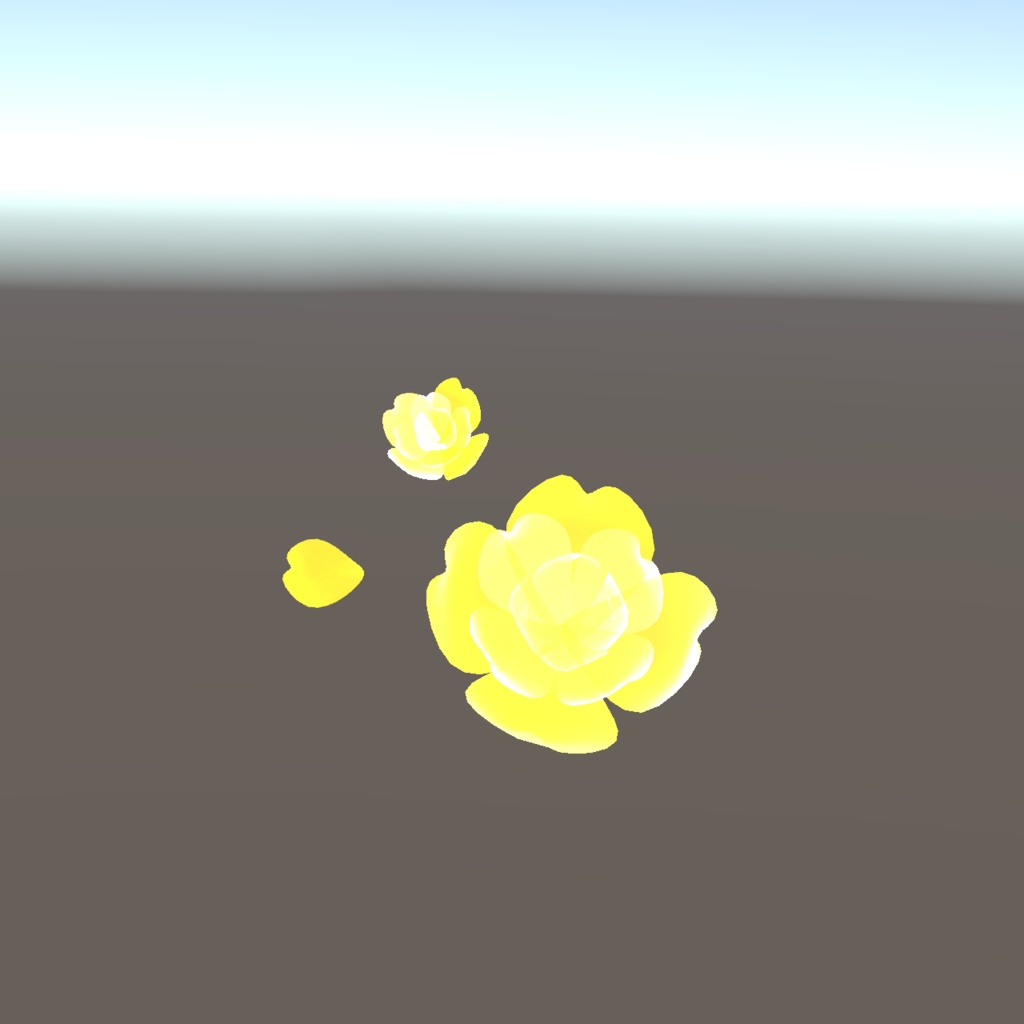 オリジナル3Dモデル 『花・花びら・はな * flower・petal』VRChat * cluster