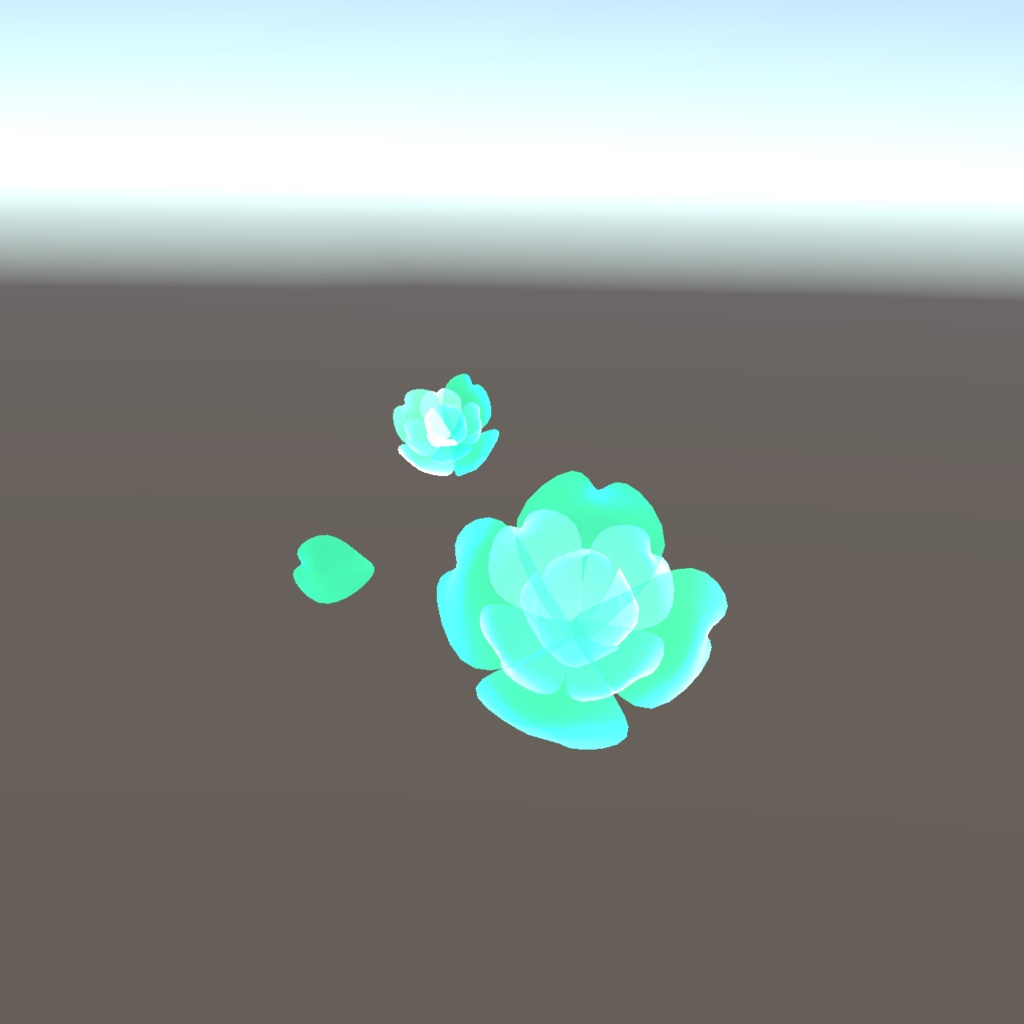 オリジナル3Dモデル 『花・花びら・はな * flower・petal』VRChat * cluster