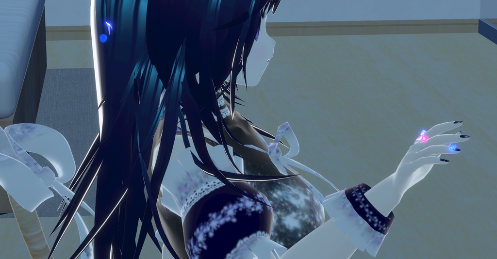 オリジナル3Dモデル 『指輪・花・花びら * Ring・flower・petal』VRChat * cluster