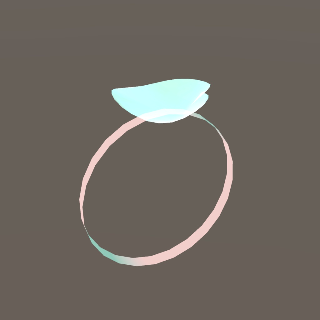 オリジナル3Dモデル 『指輪・花・花びら * Ring・flower・petal』VRChat * cluster