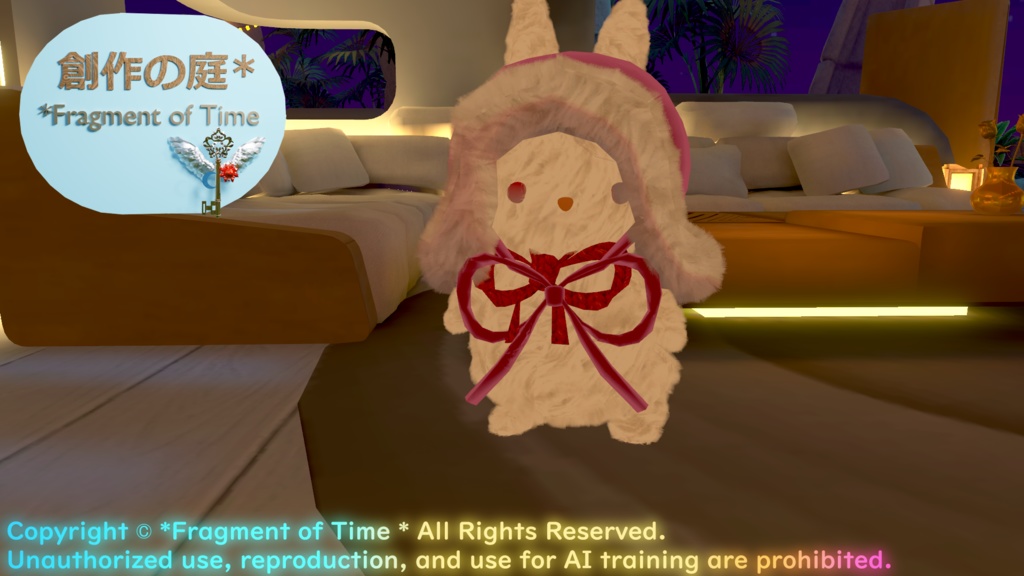 オリジナル3Dモデル 『サンタ帽子 * Santa-hat』VRChat * cluster