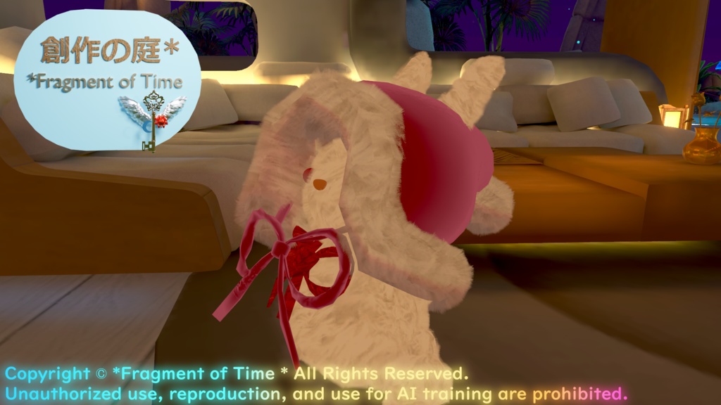 オリジナル3Dモデル 『サンタ帽子 * Santa-hat』VRChat * cluster