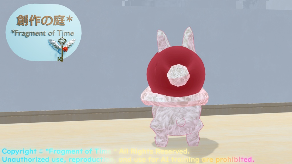 オリジナル3Dモデル 『サンタ帽子 * Santa-hat』VRChat * cluster