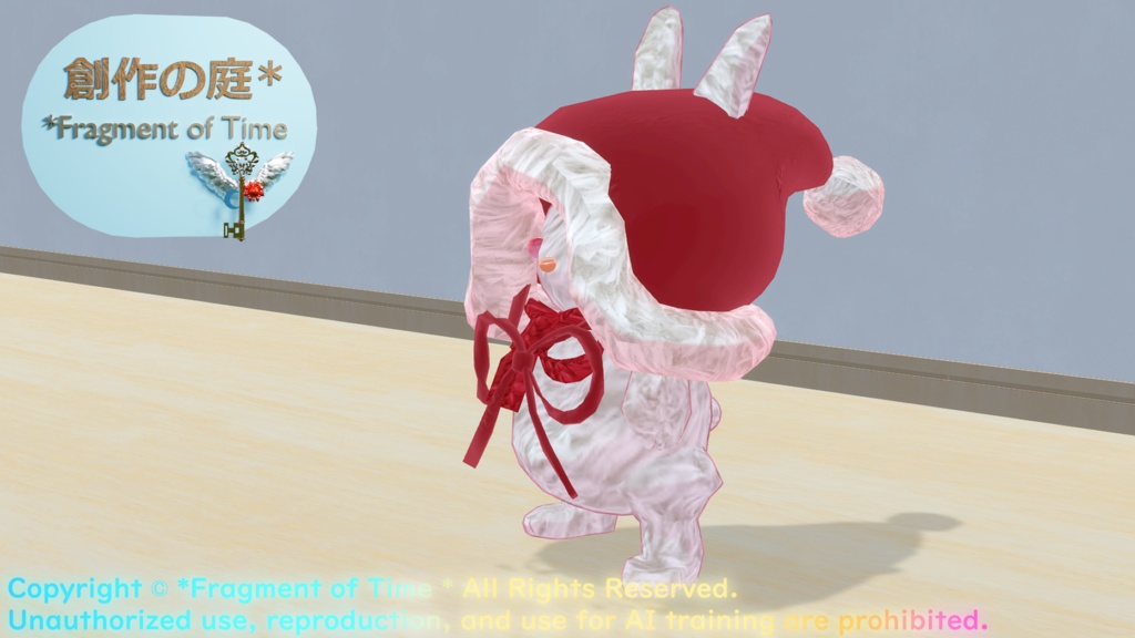 オリジナル3Dモデル 『サンタ帽子 * Santa-hat』VRChat * cluster