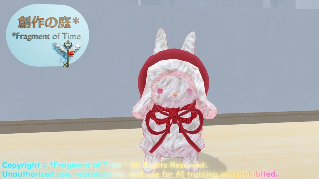 オリジナル3Dモデル 『サンタ帽子 * Santa-hat』VRChat * cluster