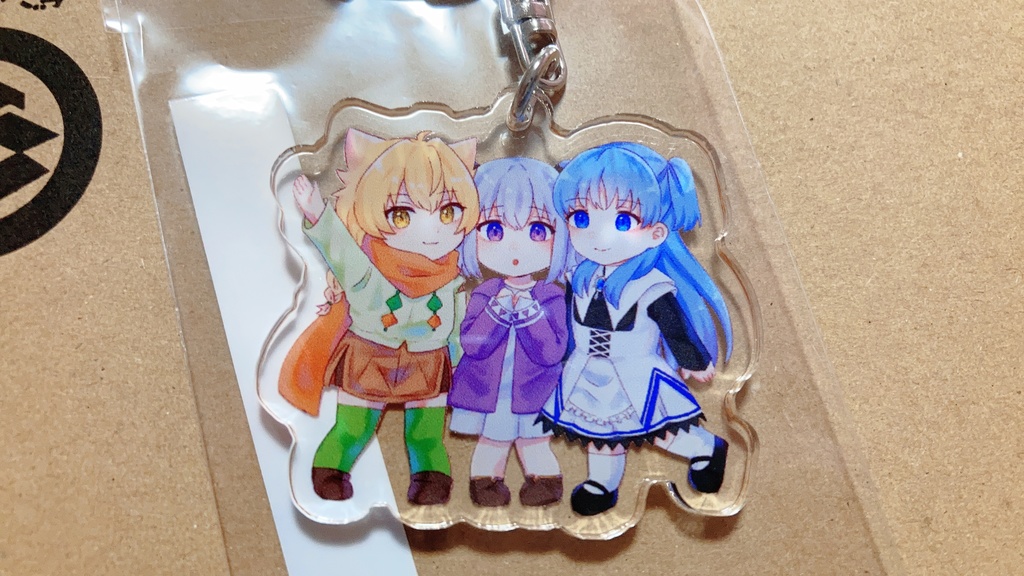 すかすか アクリルキーホルダー