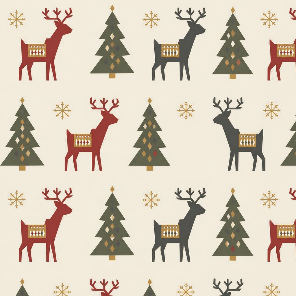 北欧風クリスマス デジタルペーパー セット