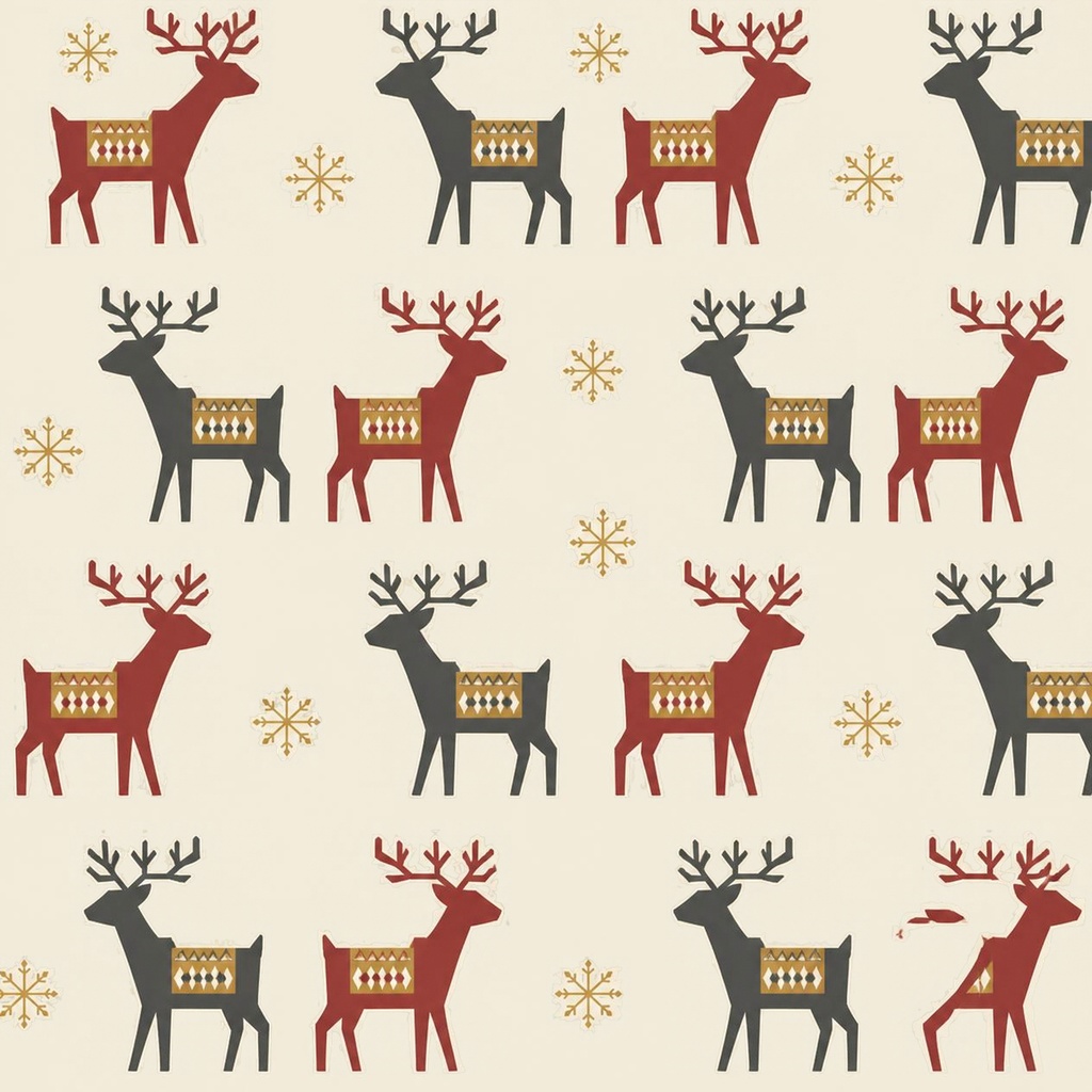 北欧風クリスマス デジタルペーパー セット