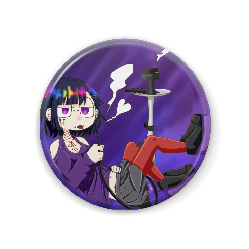 毬乃二周年記念缶バッジ