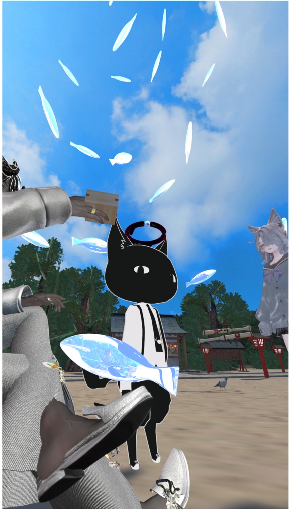 【VRChat向け】泳ぐ魚のパーティクル