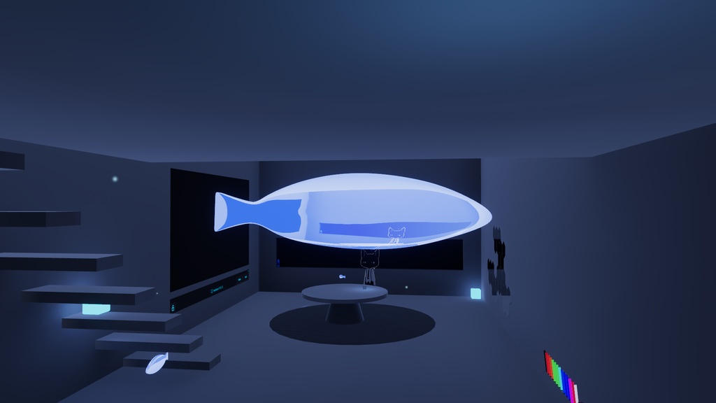 【VRChat向け】お部屋を泳ぐ魚のパーティクル