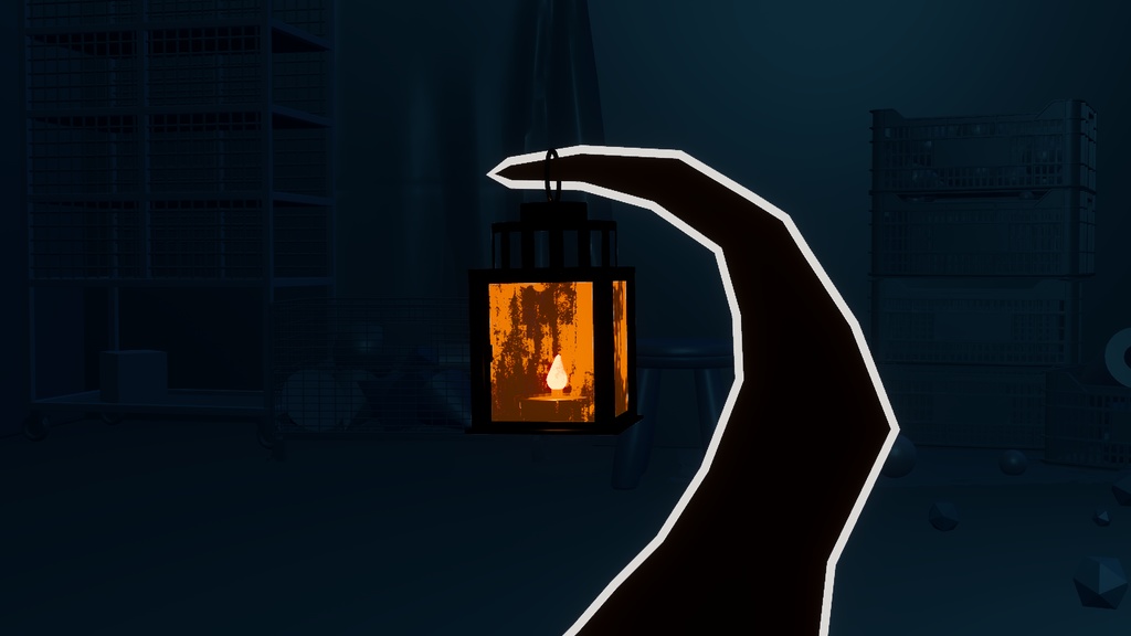 【VRChat想定】アンティーク・キャンドルランタン