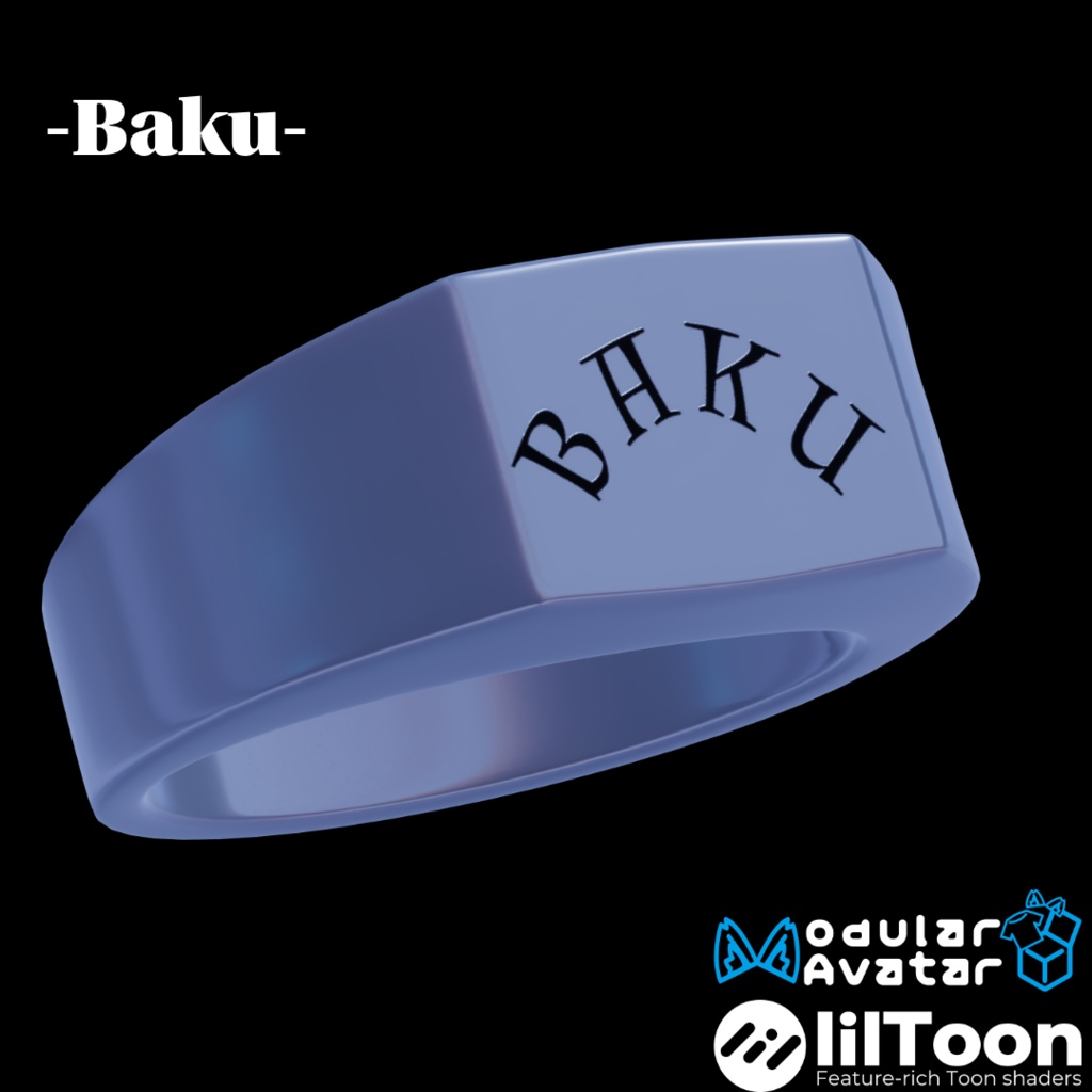 【 獏/Baku 】獏リング