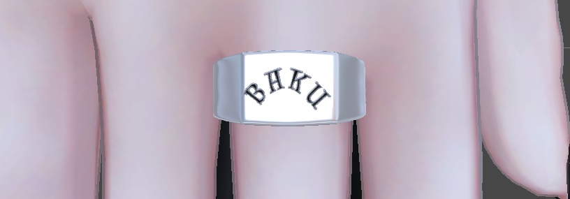 【 獏/Baku 】獏リング