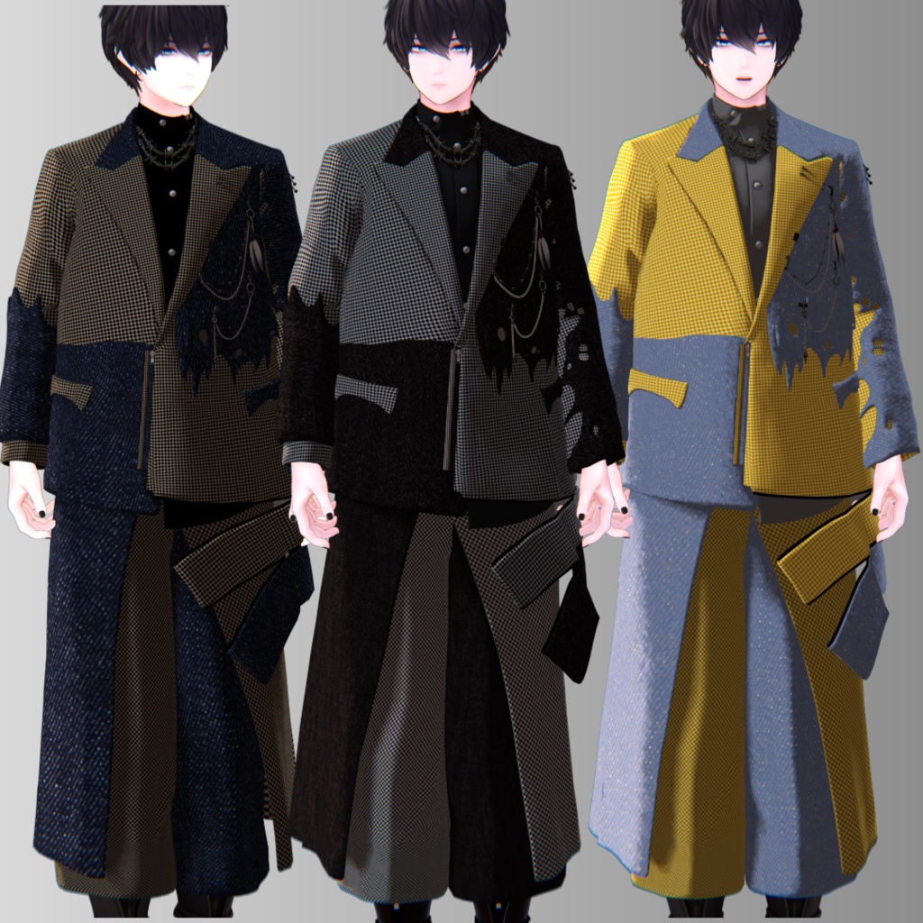 【獏専用】再構築ドッキングジャケット・テクスチャ