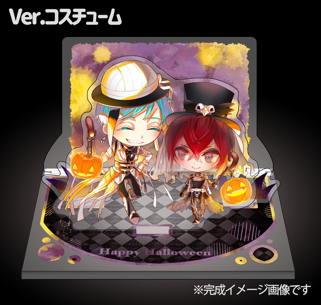 ふろりどアクリルジオラマ【Ver.コスチューム/Ver.パーティー会場】