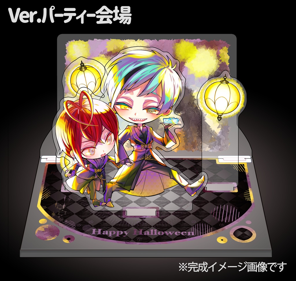 ふろりどアクリルジオラマ【Ver.コスチューム/Ver.パーティー会場】