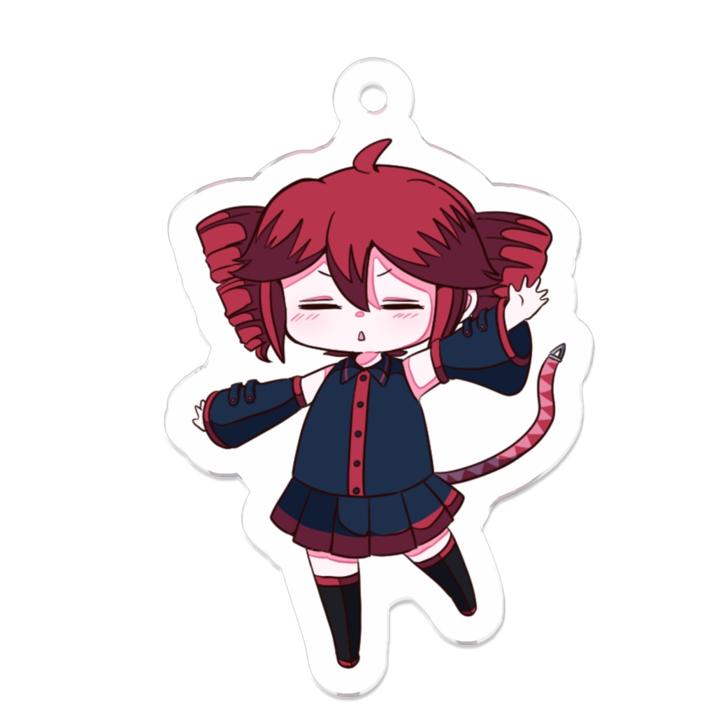 ミニテトアクリルキーホルダー