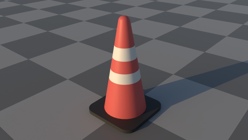 三角コーン/Corn 3Dモデル【無料】