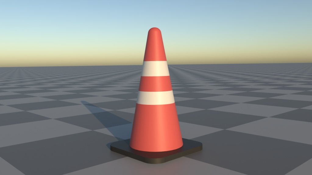 三角コーン/Corn 3Dモデル【無料】