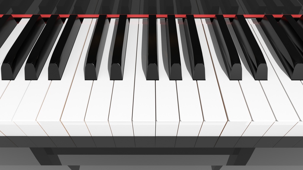 グランドピアノ/GrandPiano 3Dモデル
