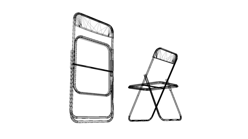 パイプ椅子/PipeChair 3Dモデル