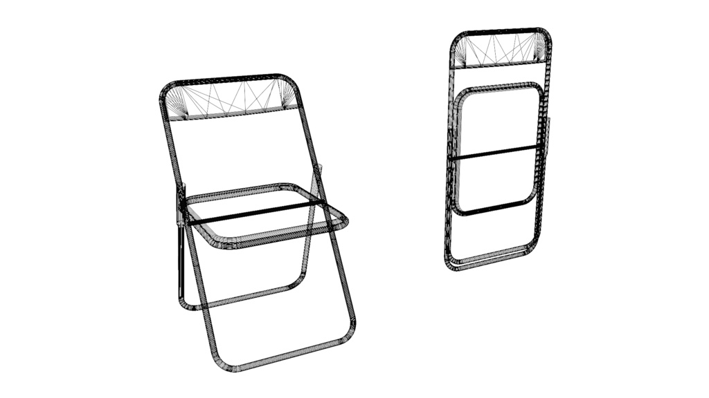 パイプ椅子/PipeChair 3Dモデル