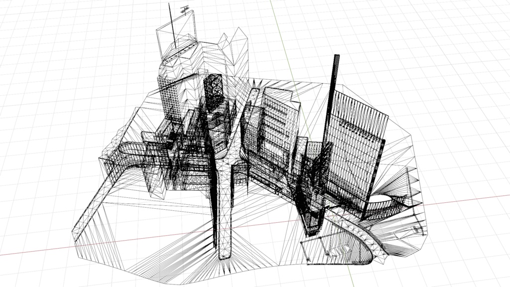 渋谷センター街/CenterGai 3Dモデル