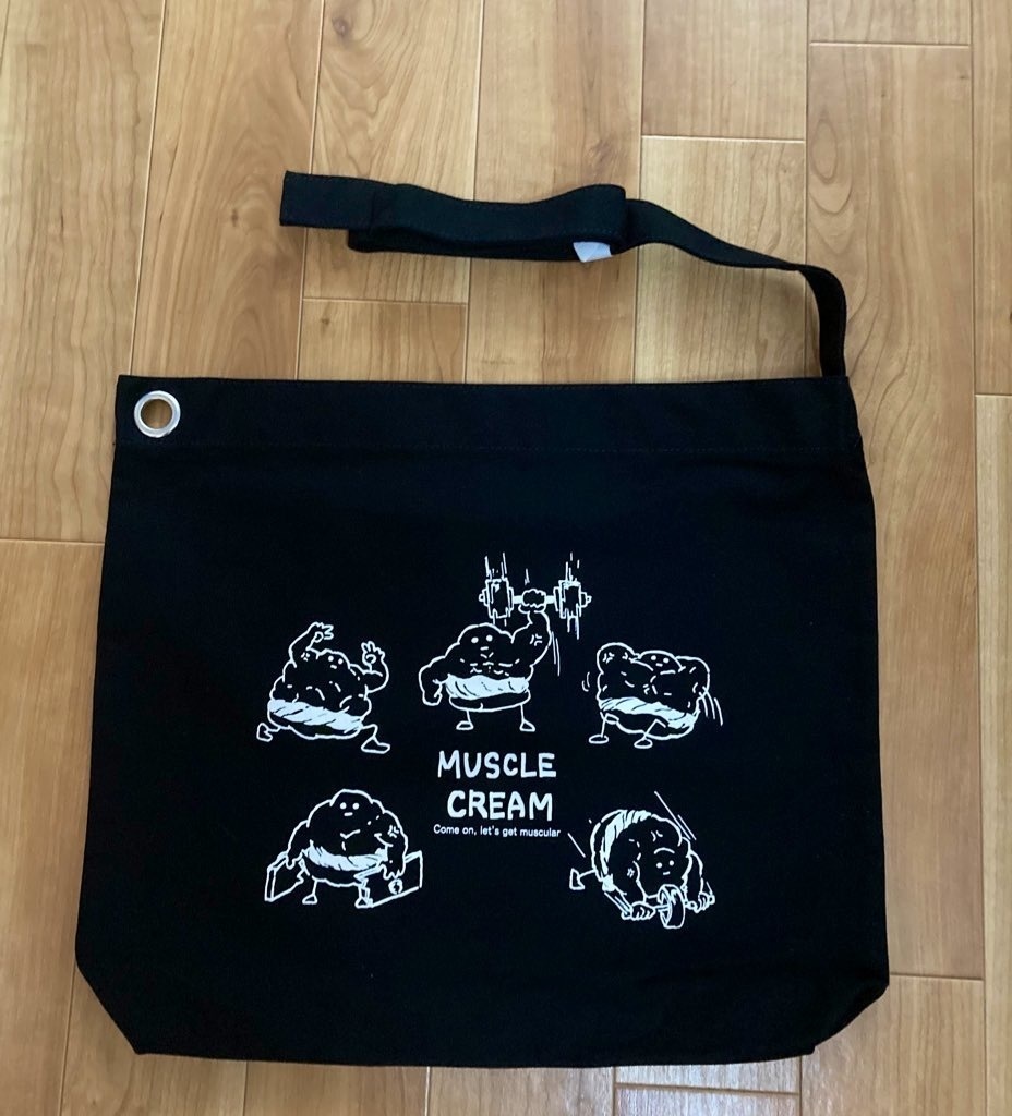 マッチョクリームトートバッグ