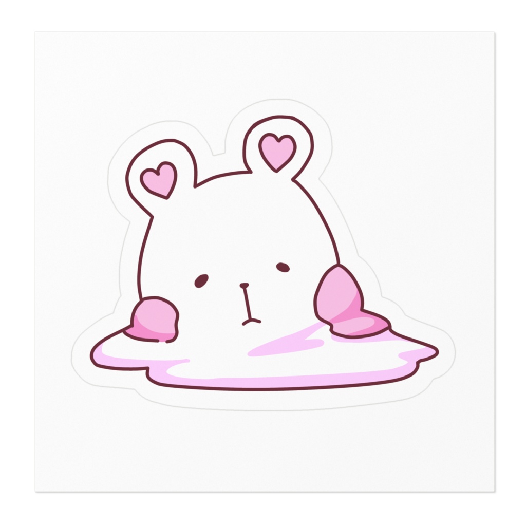 溶けるらいりすステッカー