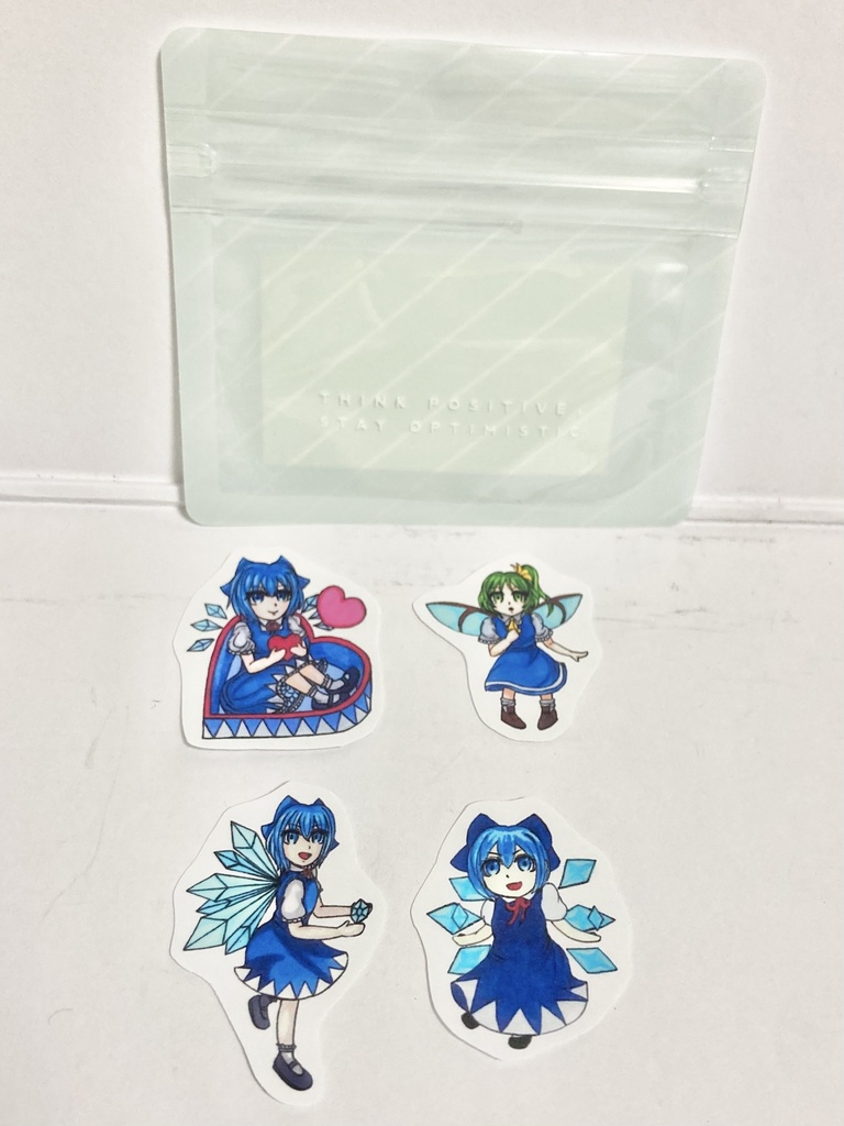 東方ミニフレークシールセット3種