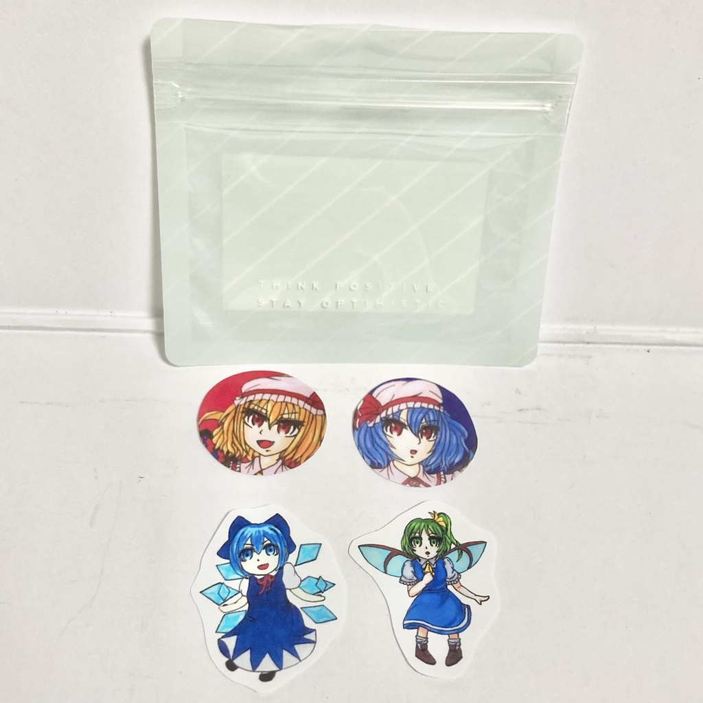 東方ミニフレークシールセット3種