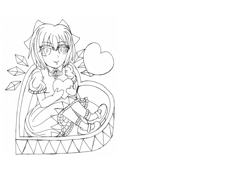 東方 ちるののぬりえぼん!