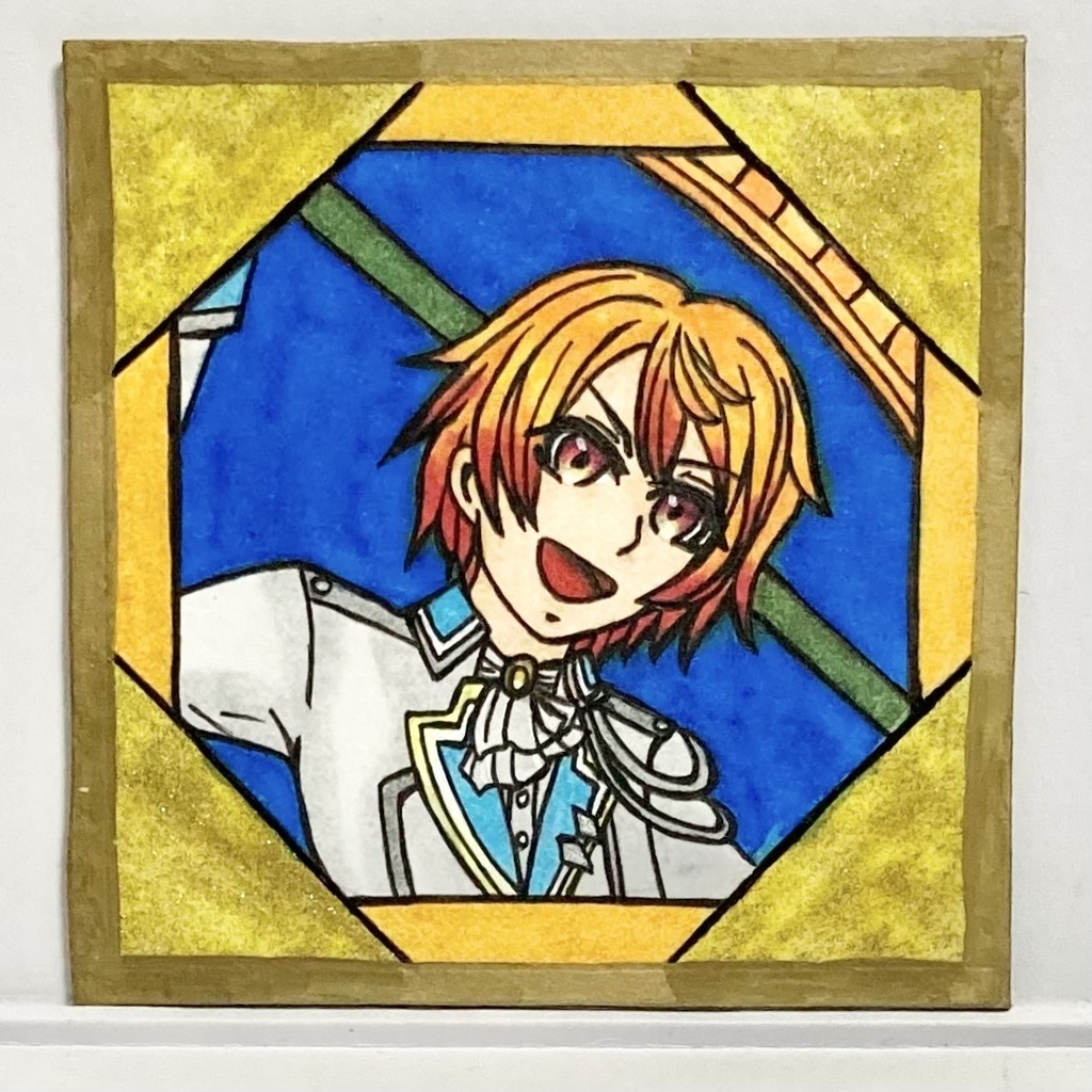 天馬司　原画豆色紙