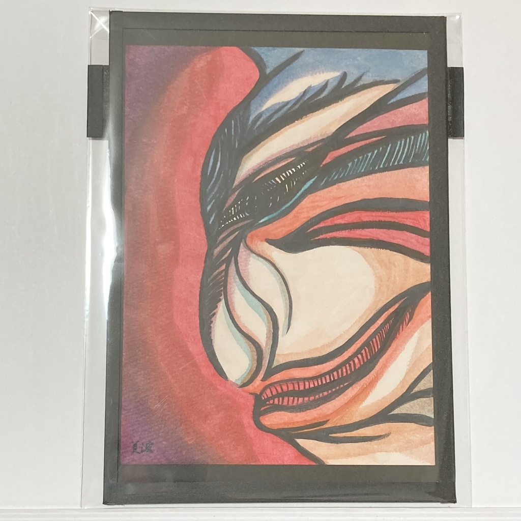 一次創作 原画2Lサイズ 簡易額装