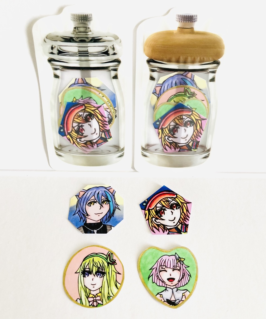 ワンダショミニフレークシールセット