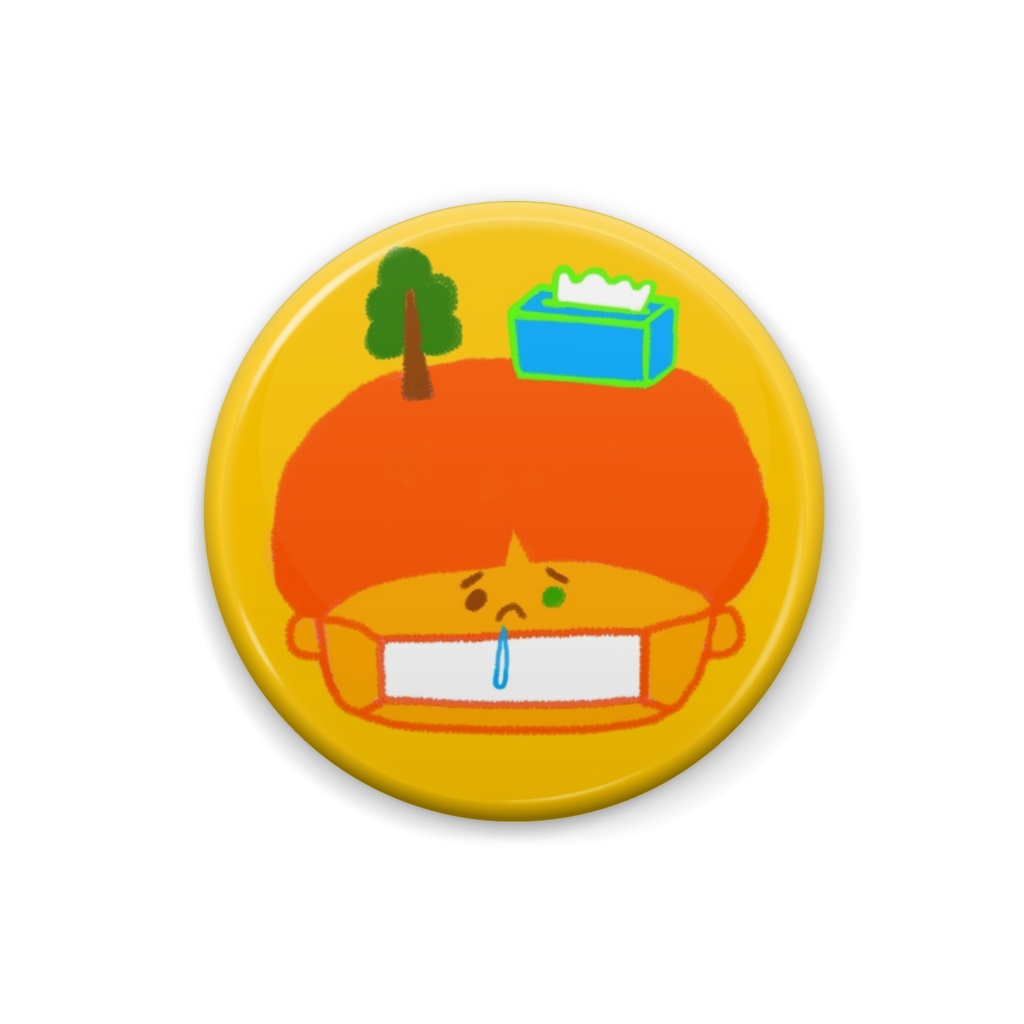 花粉症バッジ📛