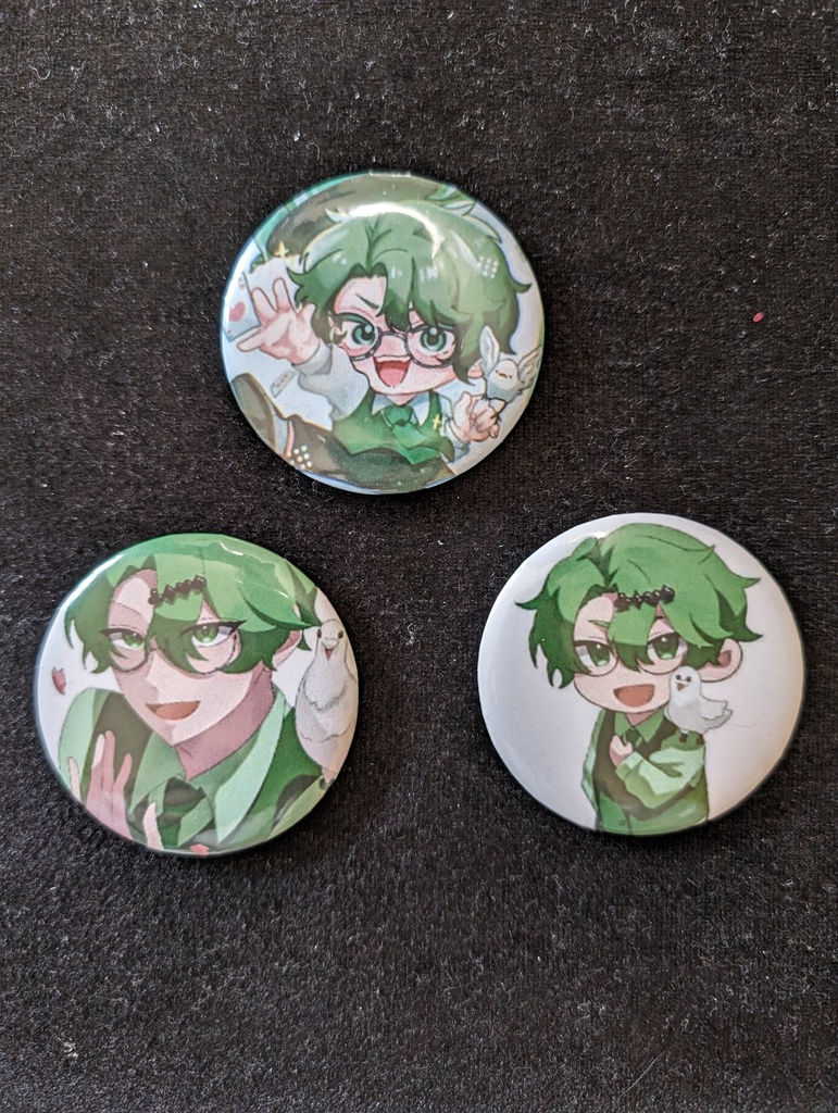 マジシャンレーズンの缶バッジ3点セット