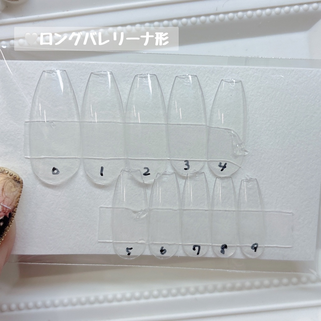 🤍計測ネイルチップ / チップサイズ計測方法🤍