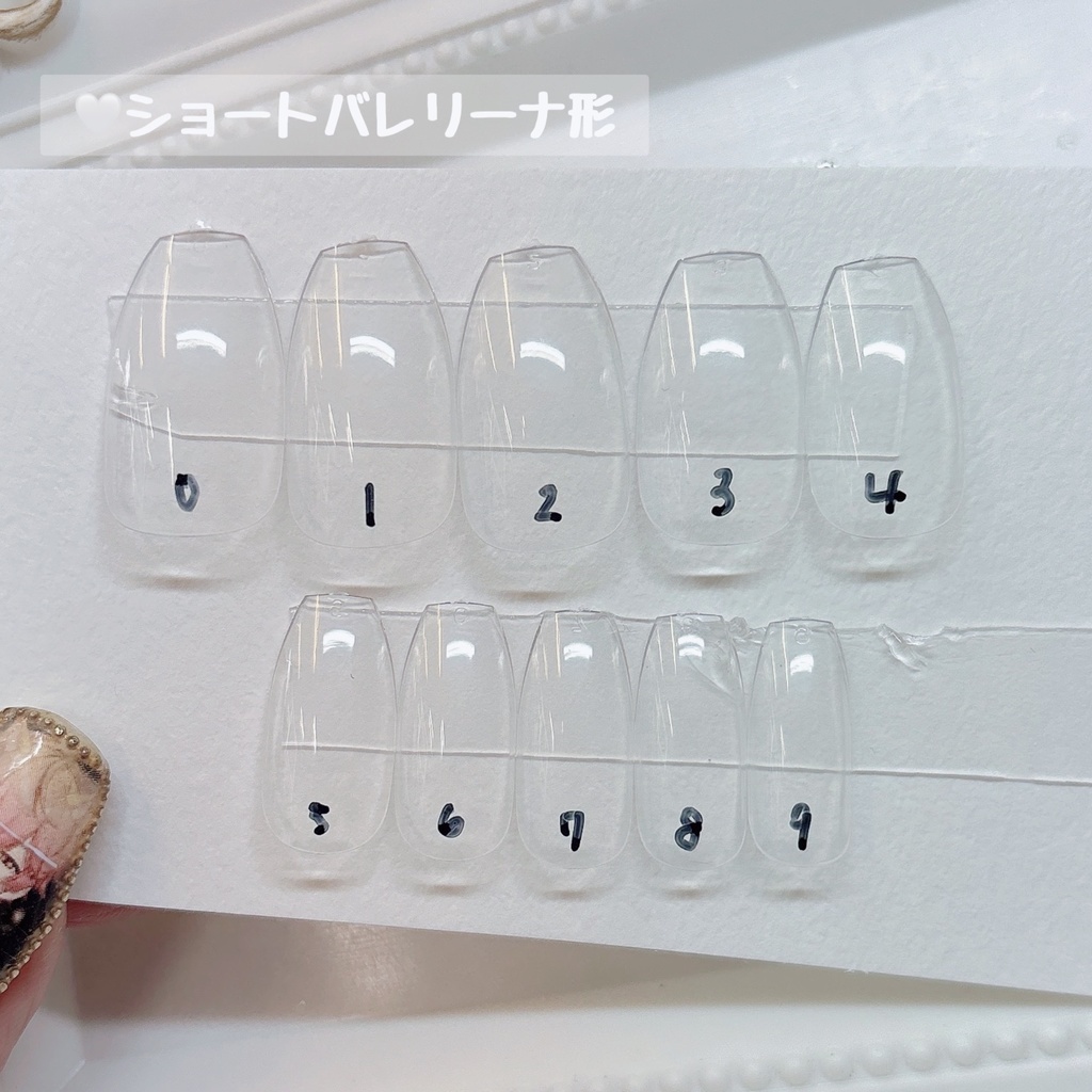 🤍計測ネイルチップ / チップサイズ計測方法🤍