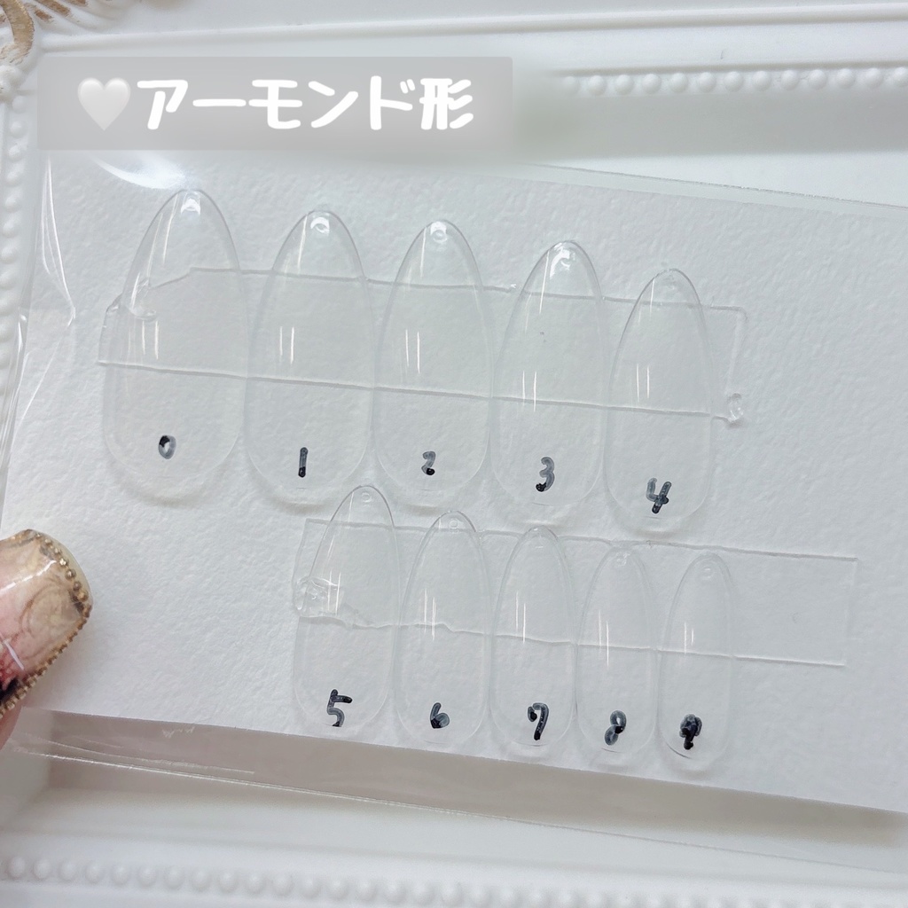 🤍計測ネイルチップ / チップサイズ計測方法🤍