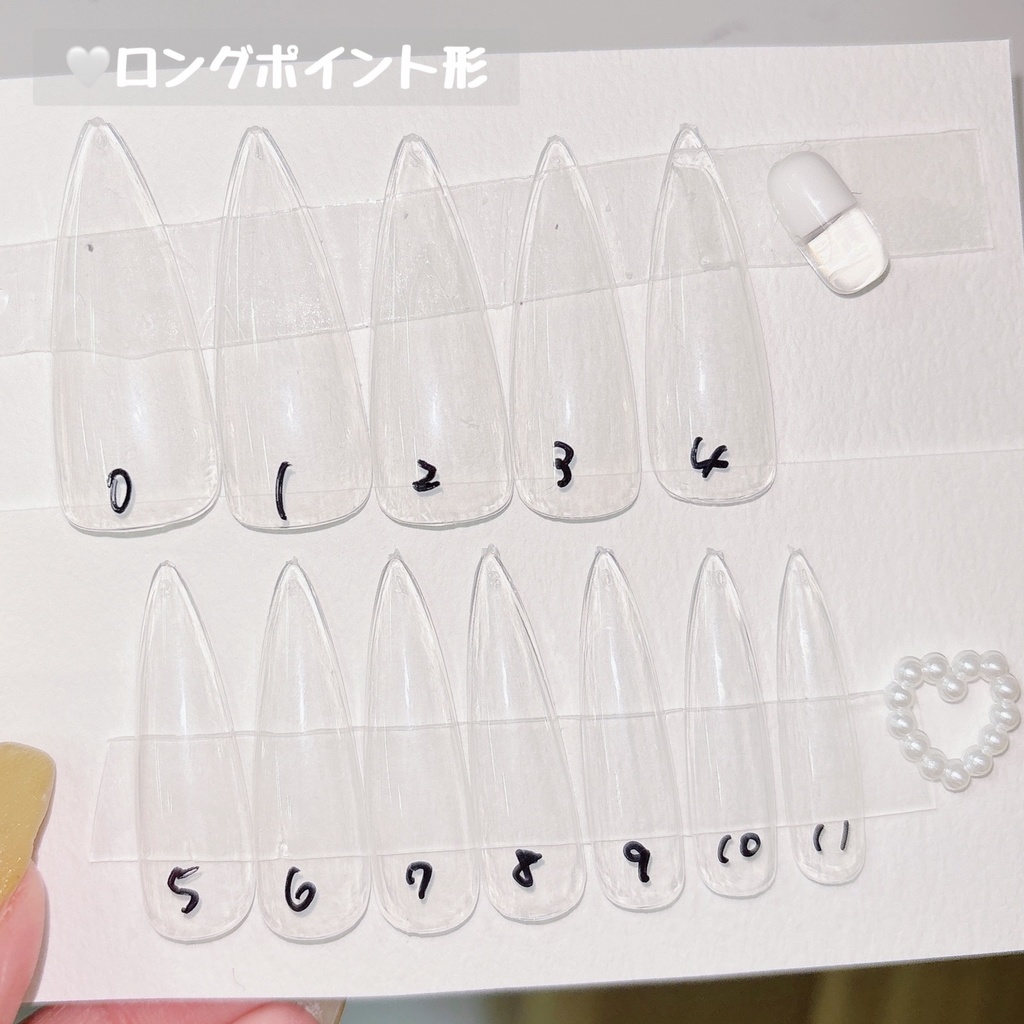 🤍計測ネイルチップ / チップサイズ計測方法🤍