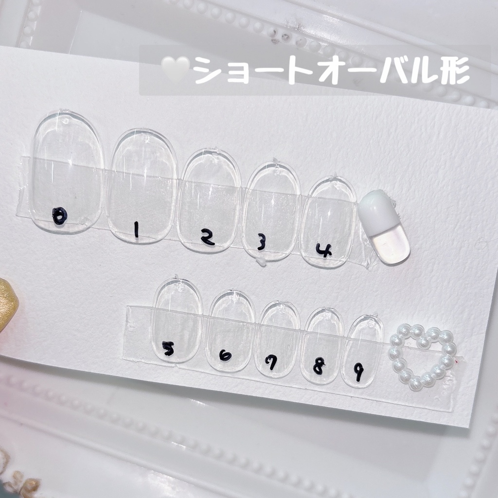 🤍計測ネイルチップ / チップサイズ計測方法🤍