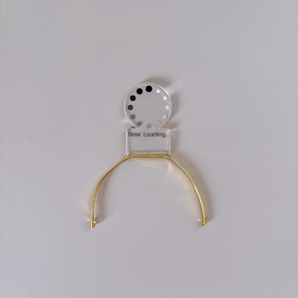 頭が真っ白カチューシャ