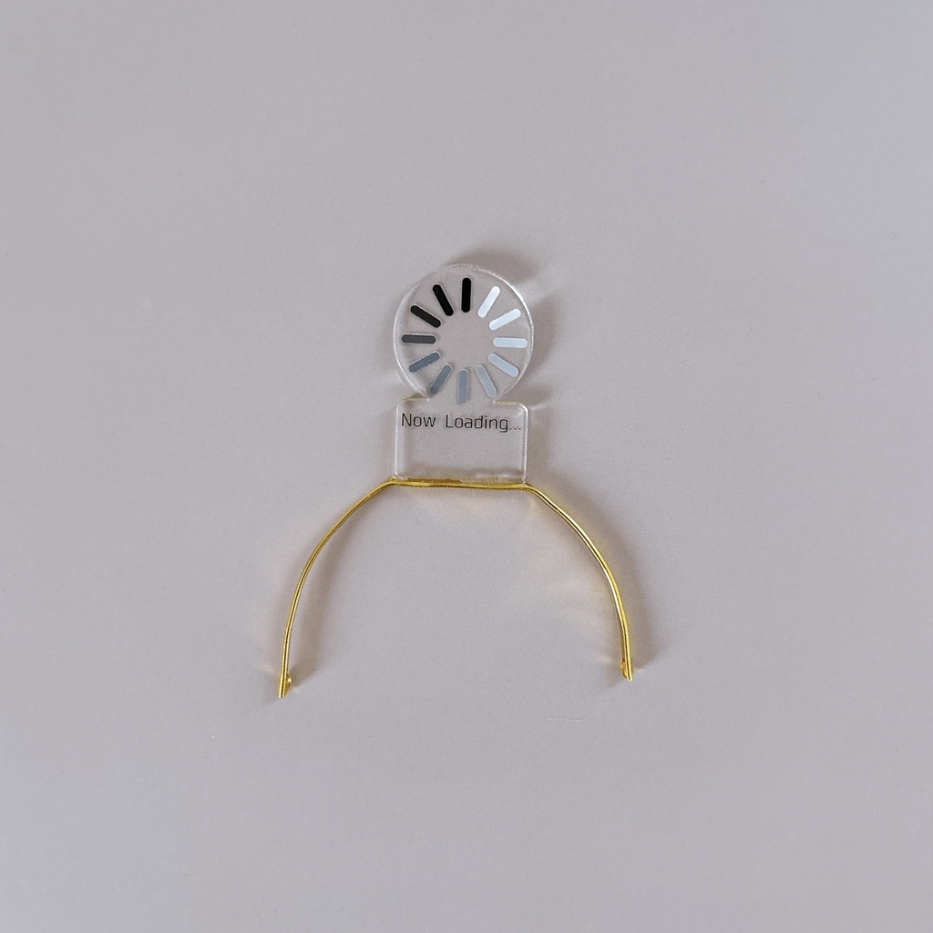 頭が真っ白カチューシャ